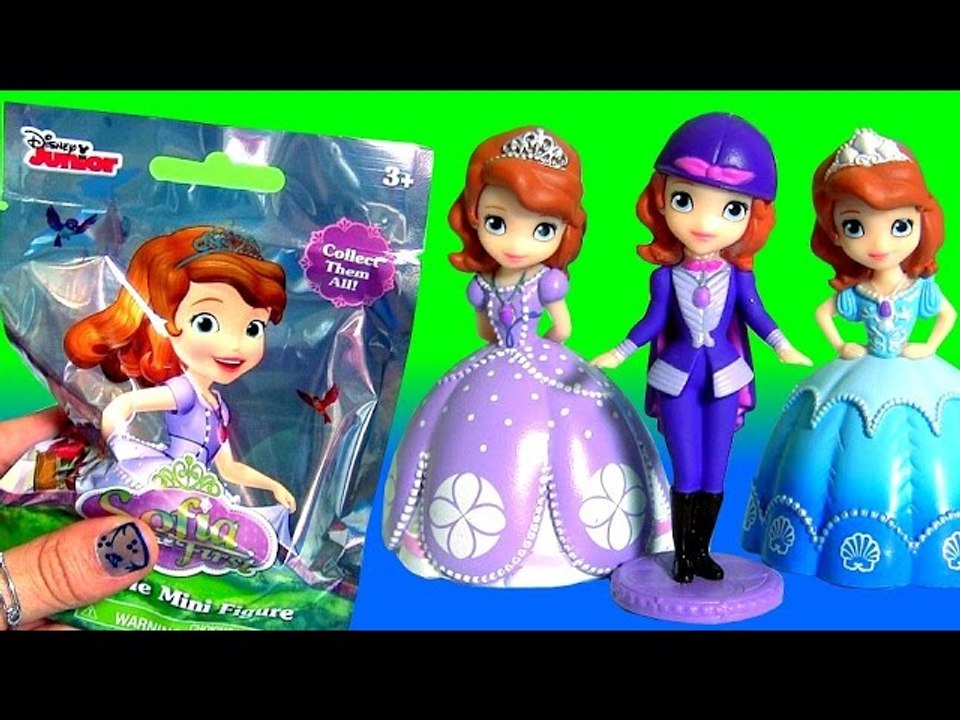 Disney Sofia the First Blind Bags NEW 2016 Mini Figures Opening Full