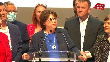 Martine Aubry, victorieuse sur le fil : « J’ai conscience de la nécessité de la transition écologique »