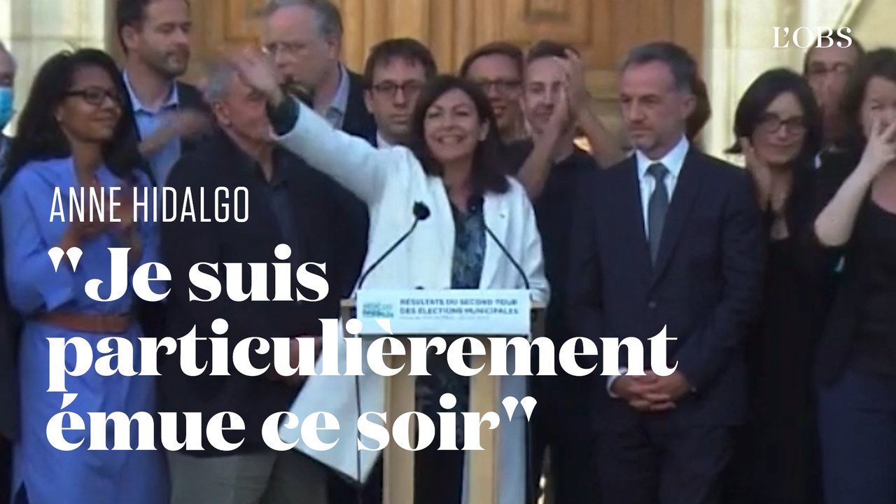 Le discours d'Anne Hidalgo après son écrasante victoire aux municipales à Paris