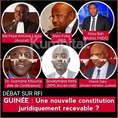 Le débat sur la falsification de la nouvelle constitution en Guinée s'invite sur RFI
