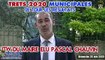 MUNICIPALES 2020 2e TOUR - ITW DE PASCAL CHAUVIN nouveau maire