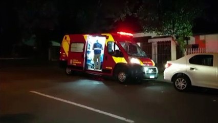 Idoso fere a cabeça ao ser atingido por portão e Siate é mobilizado