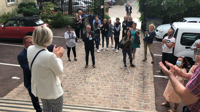 Municipales. Coutances. Anne Harel saluée par ses supporters