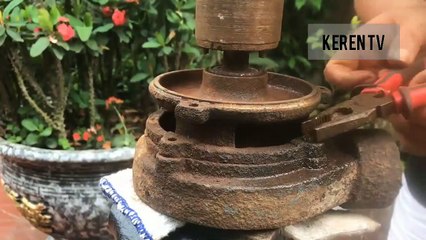 Memperbaiki Mesin Pompa Air Karatan, Jadi Baru Kembali