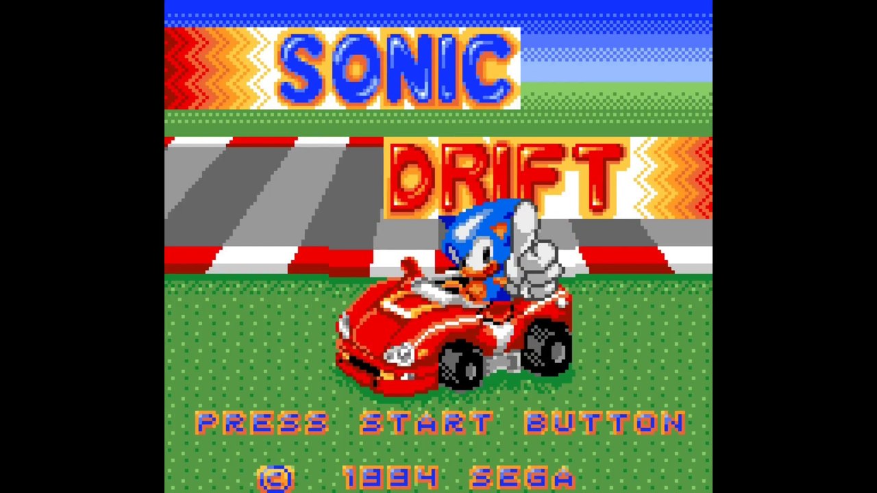 [Longplay] Sonic Drift (Sonic, Hard) - Sega Game Gear (1080p 60fps)