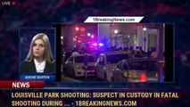 Louisville park shooting: Suspect in custody in fatal shooting during ... - 1breakingnews.com