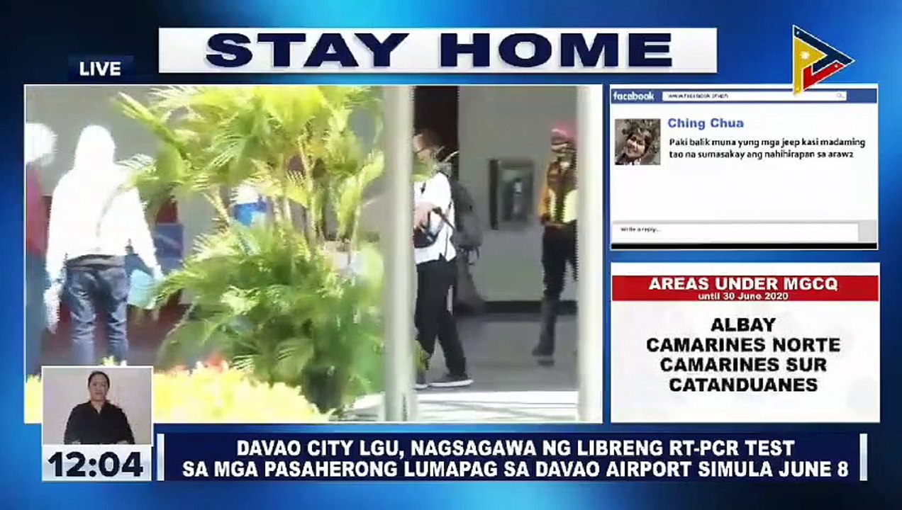 Davao City LGU, nagsagawa ng libreng RT-PRC tes...