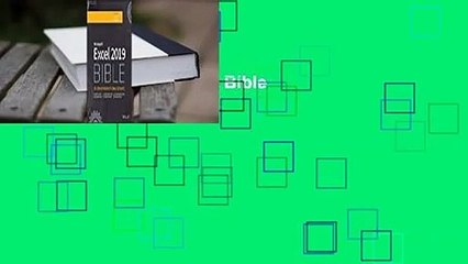 Full version  Excel 2019 Bible  For Free