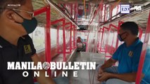 Jeepney drivers in Bacoor Cavite installed a pulley system to avoid physical contact