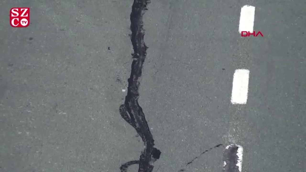 Karadeniz'de sahil yolunda 'çatlak' tehlikesi