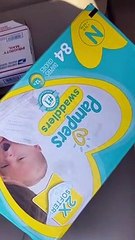 Man Fashions Diaper Into Face Mask