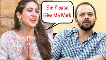When Sara Ali Khan Begged Rohit Shetty For Work!