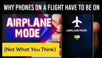 Why Phone on a Flight Have to be on Airplane Mode | What is Airplane Mode used for?