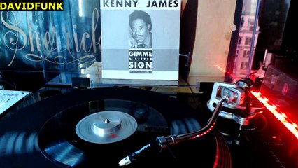 KENNY JAMES - can't keep holdin on (1983) [7'inch]
