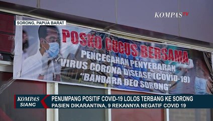 Gugus Tugas Kota Sorong akan Tracing Seluruh Penumpang Pesawat