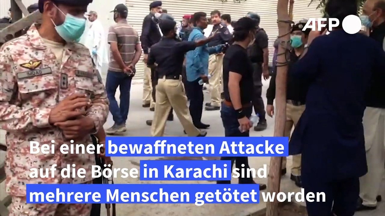 Pakistan: Mehrere Tote bei Angriff auf Börse in Karachi