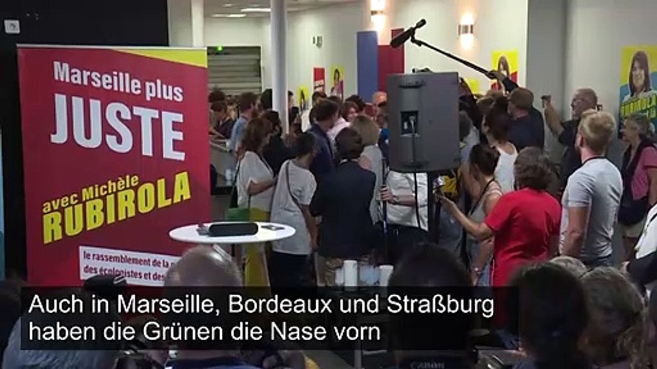 "grüne welle" bei kommunalwahlen in frankreich - macron abgestraft