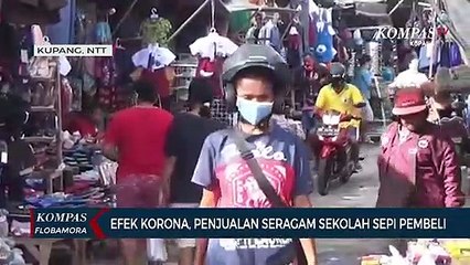 Efek Corona, Penjualan Seragam Sekolah di Kupang Sepi Pembeli