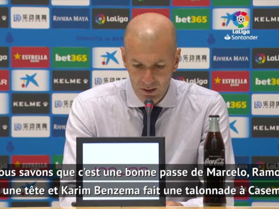 32e j. - Zidane : "Benzema peut inventer quelque chose à partir de rien"