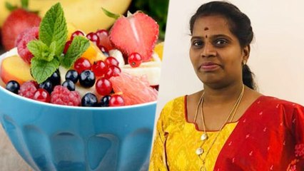 ஒரு வேளையாவது பழம், காய்கறி மட்டும் சாப்பிடுங்க. கொரோனாவுக்கு "டாட்".. டாக்டர் தீபா