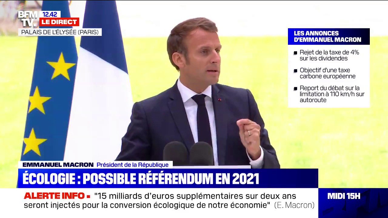 Emmanuel Macron: "Il y aura d'autres conventions citoyennes"