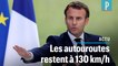 Convention citoyenne: Macron reporte le débat des 110 km/h sur autoroute