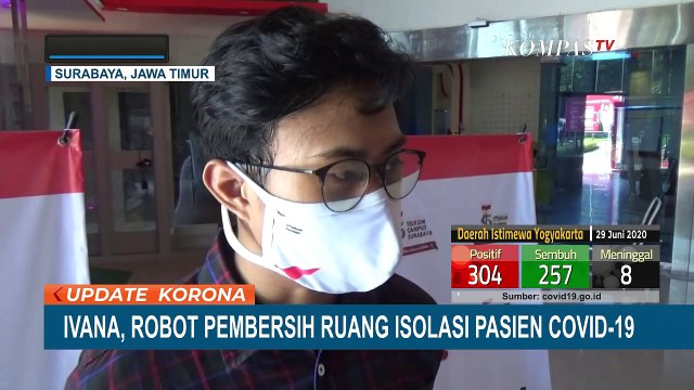 Keren! Mahasiswa Surabaya Ciptakan Robot Sterilisasi Ruangan