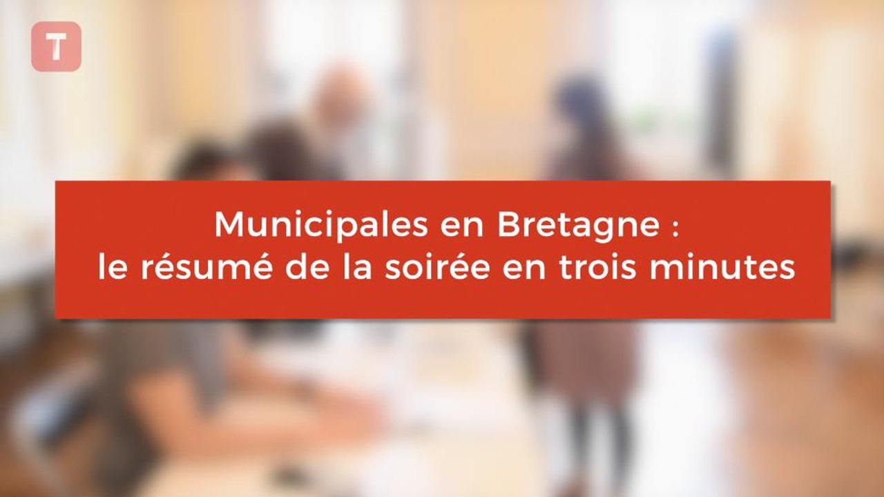 Municipales en Bretagne : le résumé de la soirée en trois minutes