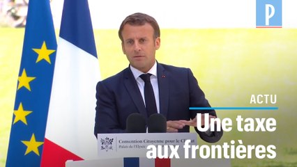 Convention citoyenne : Macron veut « une taxe carbone européenne »