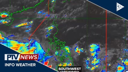 PTV INFO WEATHER: Hanging Habagat, nakaaapekto sa ilang bahagi ng Visayas at Mindanao