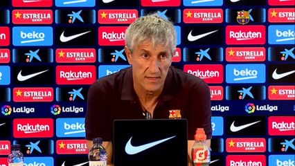 Setién dice que la relación con la plantilla "es buena" y que las "discrepancias" son "normales" cuando no hay victorias