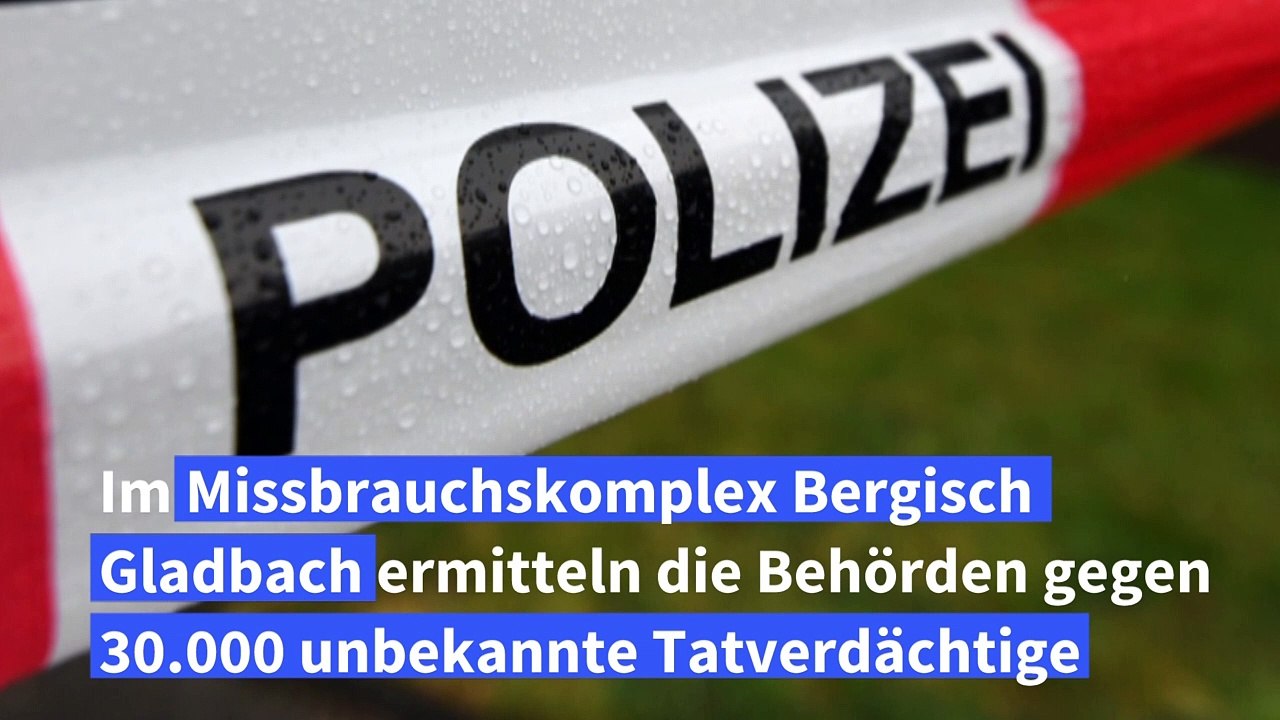 Nrw-justizminister: 30.000 tatverdächtige im missbrauchskomplex bergisch gladbach