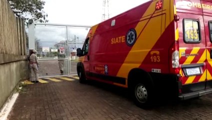 Homem cai de dois metros na subestação da Copel