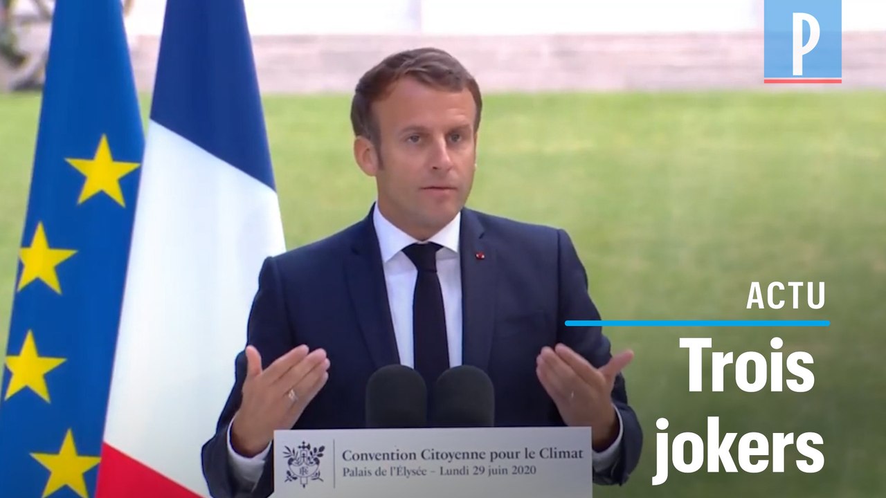 Convention citoyenne  : 110 km/h, taxe sur les dividendes, écocide... les trois refus de Macron