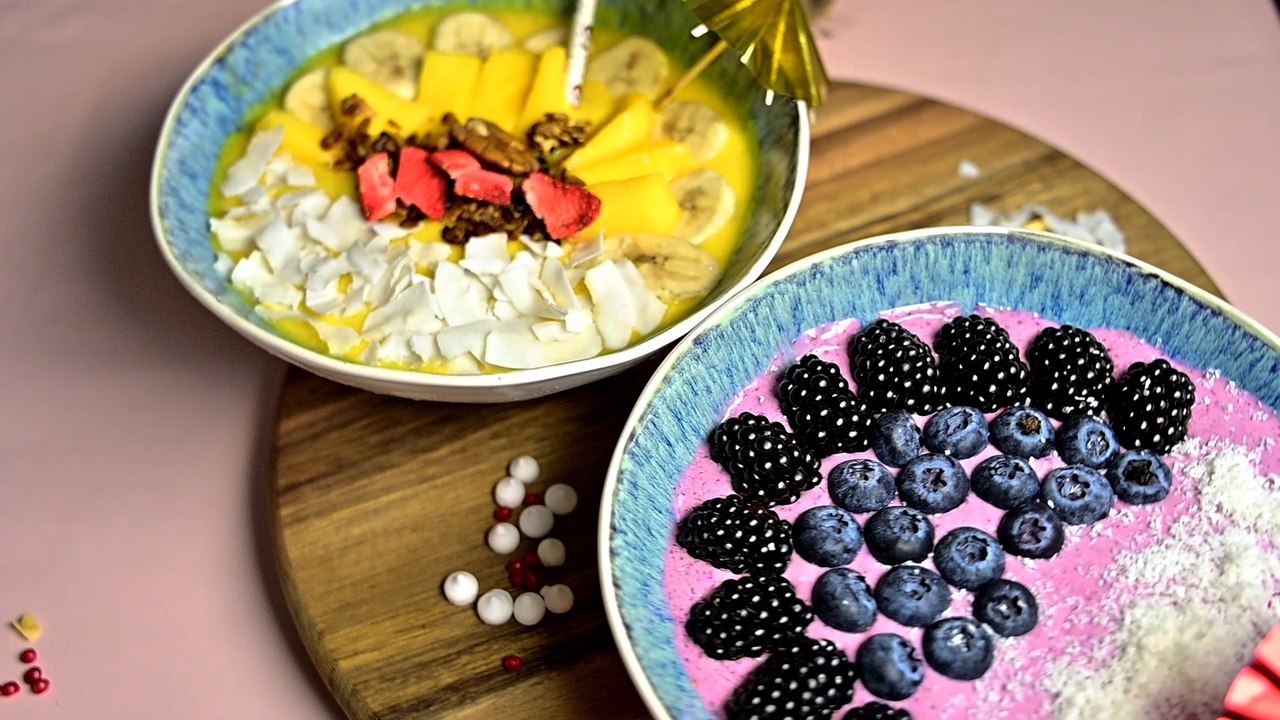 Frischer & fruchtiger sommer: smoothie bowls
