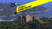 Tour de France 2020 - Étape 2 vue du ciel / Stage 2 from the sky : Nice
