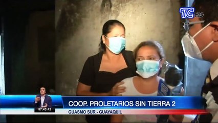 Así quedó una vivienda tras sufrir un incendio en el Guasmo Sur
