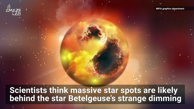 Betelgeuse’s Mysterious Dimming May Be Due to Giant Star Spots