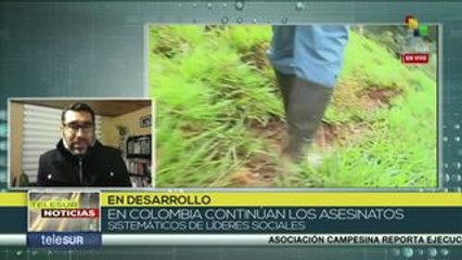Siguen los asesinatos de activistas colombianos
