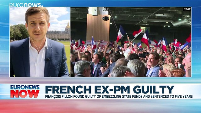 Former French PM François Fillon sentenced to prison over 'fake jobs' scandal