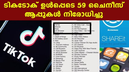 India bans 59 chinese apps including tiktok
