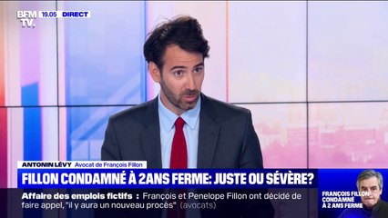 Selon son avocat, "François Fillon n'a eu qu'un seul mot: 'Faites appel'"