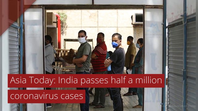 Asia Today: India passes half a million coronavirus cases, and other top stories from June 29, 2020.