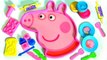 Giant Peppa Pig Head Play-Doh Mold 'N Play 3D Figure Maker Peppa's Face with Softee Dough and Play-Doh