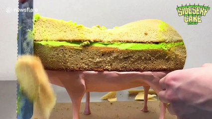 US baker creates hyper-realistic pig CAKE just in time for summer grilling