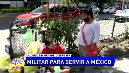 Luis Ángel: dona sus juguetes y quiere ser militar