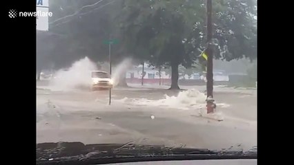 Severe flooding in Hot Springs, Arkansa