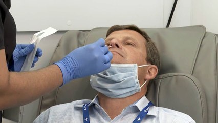 COVID-19 testing site opens for airport and airline staff at JFK airport