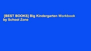 [BEST BOOKS] Big Kindergarten Workbook by School Zone  Free