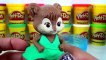Alvin and the Chipmunk with ALVIN, THEODORE & SIMON Play-doh Egg Surprise